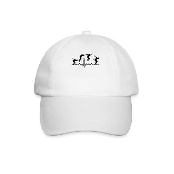 Parcours d'obstacles Parkour Heartbeat Parkour Runner - Casquette classique - blanc/blanc - Devant