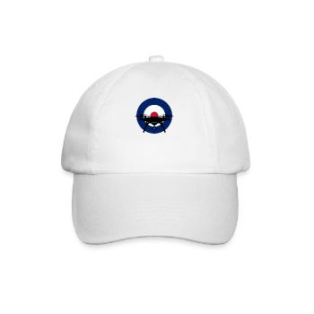 Drone pilot security drone with camera - Baseball Cap - white/white - Front
