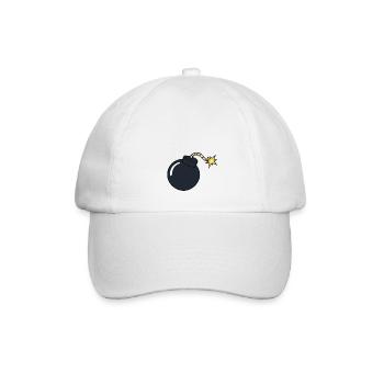 Bébé Bombe - Bébé Party Avis de grossesse - Casquette classique - blanc/blanc - Devant