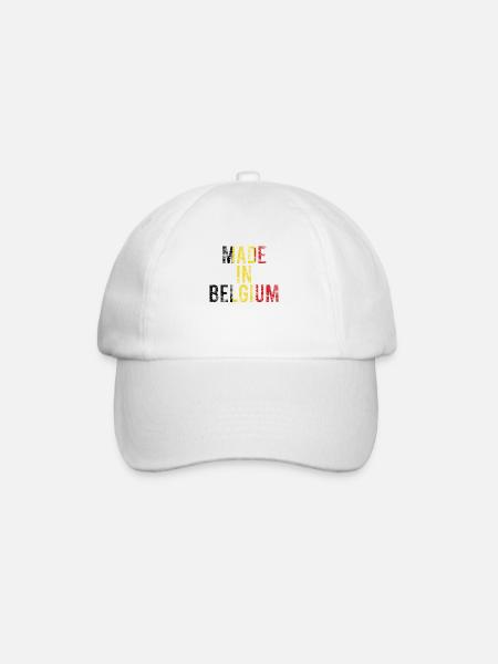 Belgique - Casquette classique - blanc/blanc