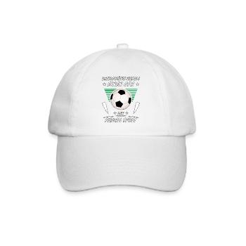 UNTERSCHÄTZE NIEMALS EINEN OPA FUßBALL SPIELT - Baseballkappe - Weiß/Weiß - Vorne