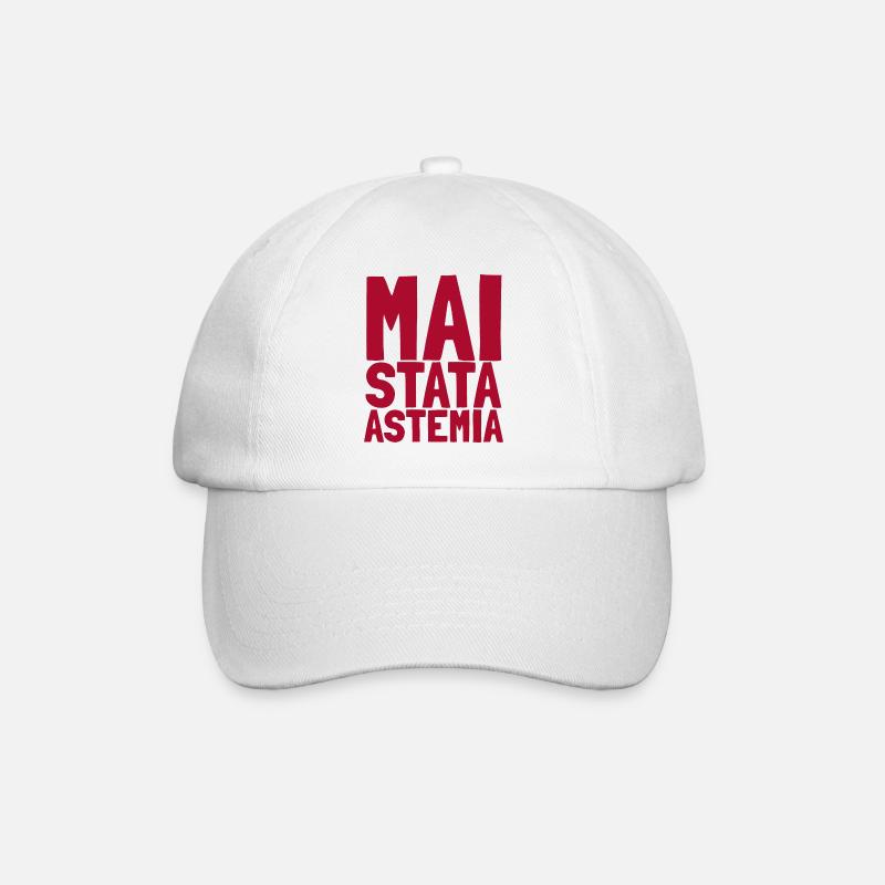 MA STATA ASTEMIA - Cappello con visiera - bianco/bianco