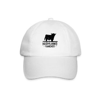 Highland Rancher Vache des Highlands - Casquette classique - blanc/blanc - Devant