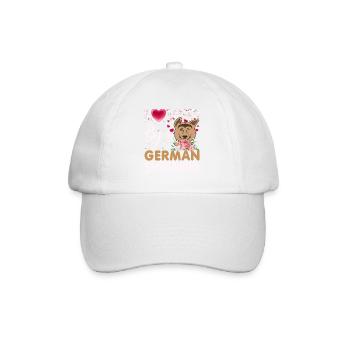 Shepherd German Shepherd love - Baseball Cap - white/white - Front