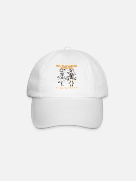 Multiple Sclerosis Awareness - Baseball Cap - white/white