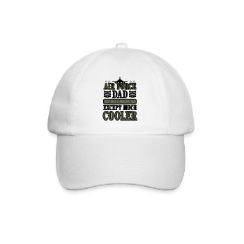 Air Force Dad Pilot USA US Army Amerika Militär - Baseballkappe - Weiß/Weiß - Vorne