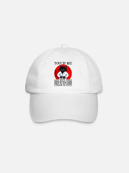 Touch Me And Your First Judo Lesson Is Free - Casquette classique - blanc/blanc