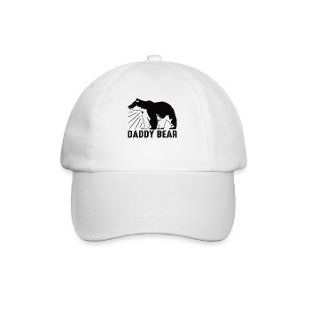 Father's Day Bear Father Proud Father Best Dad Daddy - Baseball Cap - white/white - Front
