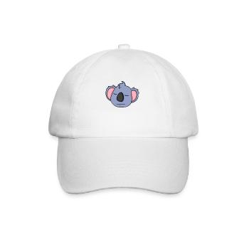 Koala Head - Baseball Cap - white/white - Front