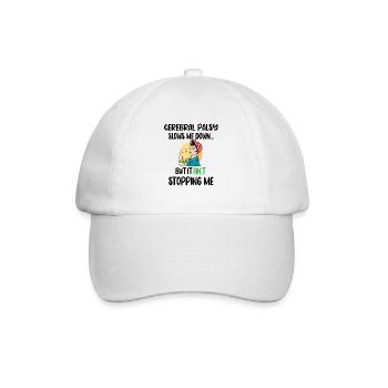 Infantile Cerebral Palsisise CP Fighter Cerebral Palsy - Baseball Cap - white/white - Front