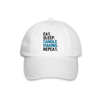 Candles Candle Candle Maker Wax Candle Making - Baseball Cap - white/white - Front