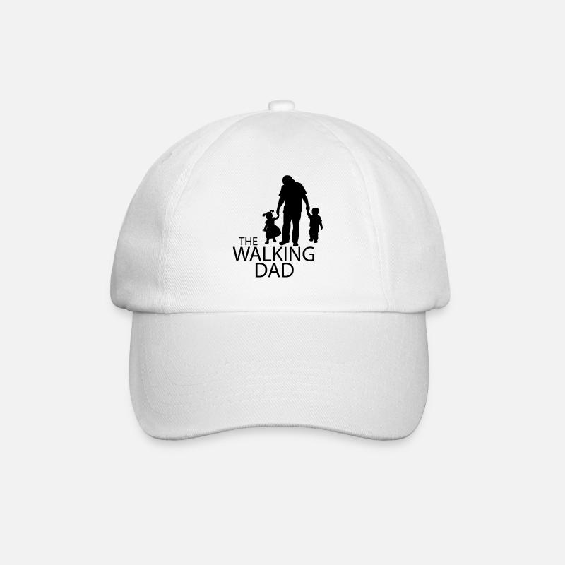 THE WALKING DAD - Baseballkappe - Weiß/Weiß