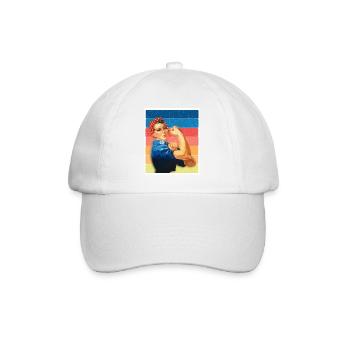 La femme est une femme et l’émancipation - Casquette classique - blanc/blanc - Devant