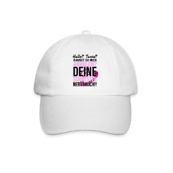 Süßer Spruch Mama Kind Tante Geschenk - Baseballkappe - Weiß/Weiß - Vorne