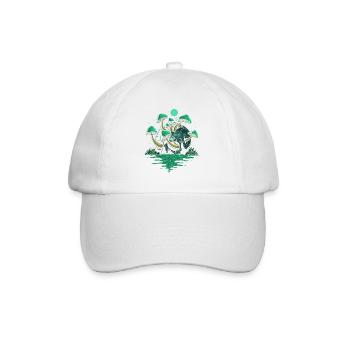 Magic Mushrooms Psychedelic Techno Rave Festival - Casquette classique - blanc/blanc - Devant