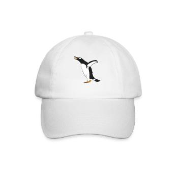 penguin - Baseball Cap - white/white - Front