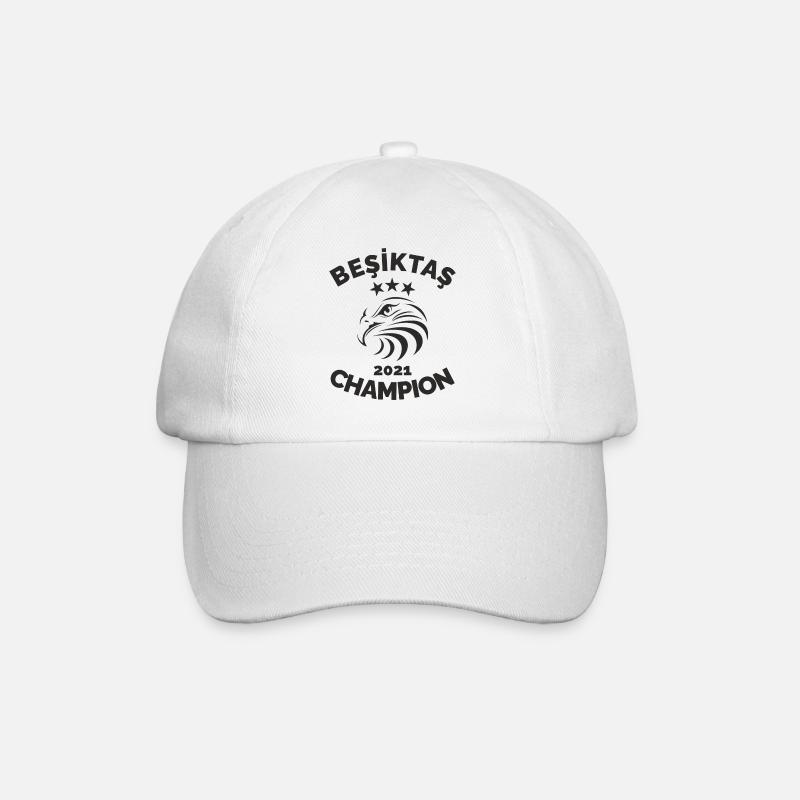 Besiktas sampiyon - Baseballkappe - Weiß/Weiß