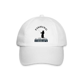 pêche pêches pêche cadeau pêche - Casquette classique - blanc/blanc - Devant
