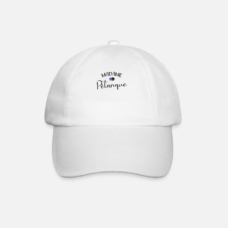 Madame Pétanque - Casquette classique - blanc/blanc