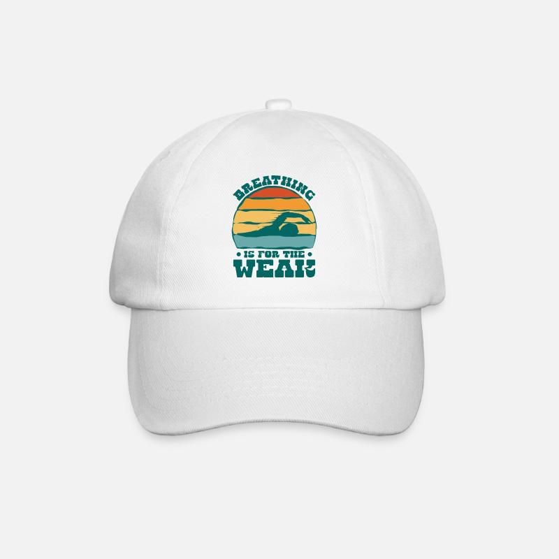 Swimming swimming instructor swimmer swimmer - Baseball Cap - white/white