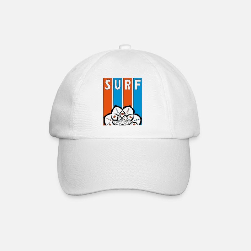 Surf - Baseballkappe - Weiß/Weiß