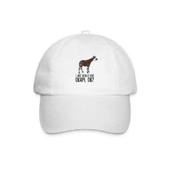 Okapi Lover I Just Really Like Okapis - Baseball Cap - white/white - Front