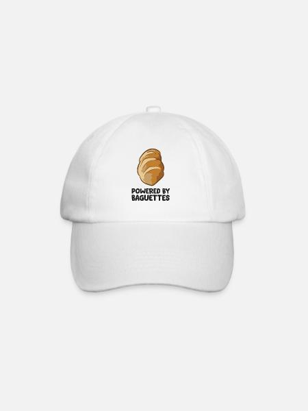 Propulsé par Baguettes Love Baguettes - Casquette classique - blanc/blanc