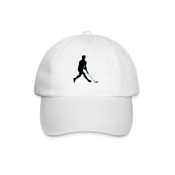 Floorball - Baseballkappe - Weiß/Weiß - Vorne