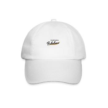 Ich bin vierzehn und fabelhaft! - Baseballkappe - Weiß/Weiß - Vorne