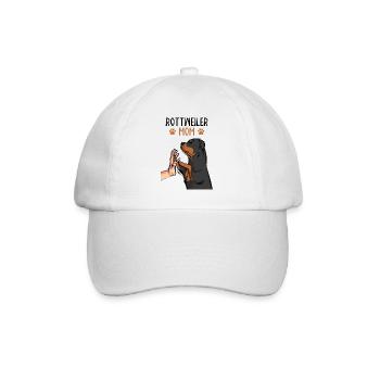 Rottweiler Mama Dogs Mom Mistress - Baseball Cap - white/white - Front