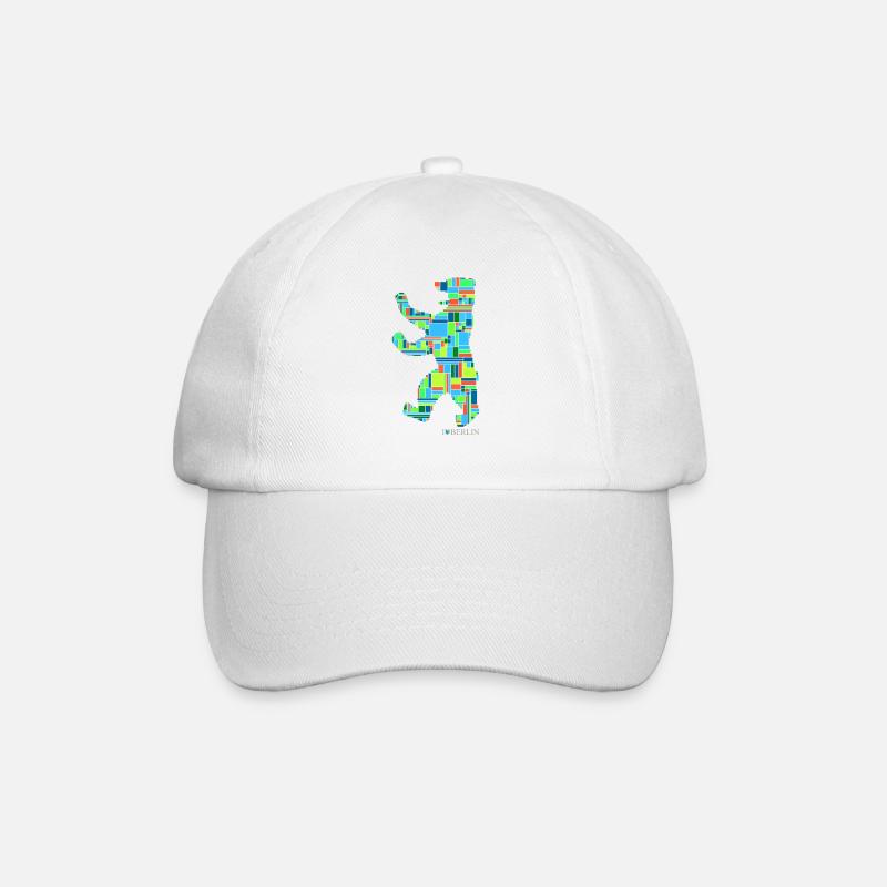 I Love Berlin - Berliner Bär Design - Berlin - Casquette classique - blanc/blanc