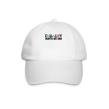 Equality Hurts No One Disability LGBTQ - Baseball Cap - white/white - Front