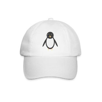 penguin - Baseball Cap - white/white - Front