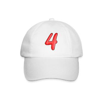 4 - Casquette classique - blanc/blanc - Devant