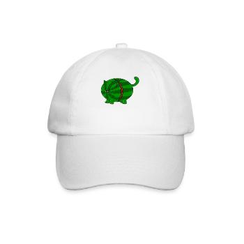 Pastèque Kater - Chat Melon - Fruits - Casquette classique - blanc/blanc - Devant