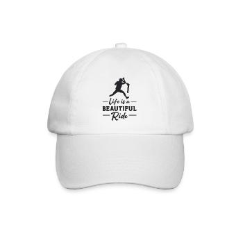 Scooter Stunt Vintage E-Scooter Retro Gift Idea - Baseball Cap - white/white - Front