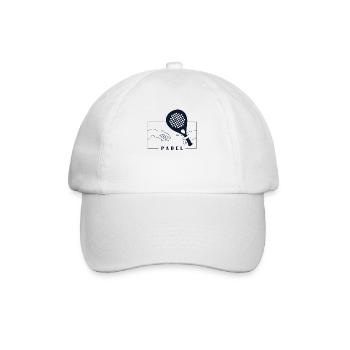 Michel-Ange Création Du Padel Adam Padel Paddle - Casquette classique - blanc/blanc - Devant