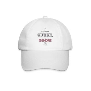 L authentique super gendre - Casquette classique - blanc/blanc - Devant