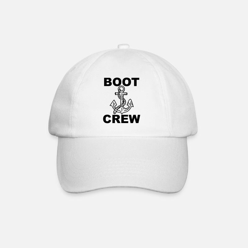 Boot Crew Anker bootfahren Gruppe - Baseballkappe - Weiß/Weiß