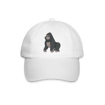 Gorilla - Baseballkappe - Weiß/Weiß - Vorne