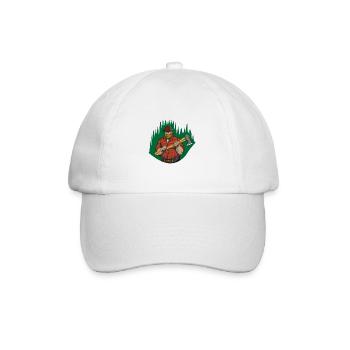 Jobs Serious Lumber Jack - Baseball Cap - white/white - Front