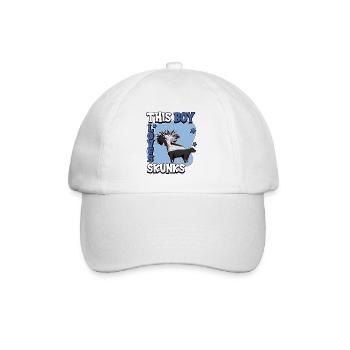 Putois This Boy Loves Skunks - Casquette classique - blanc/blanc - Devant