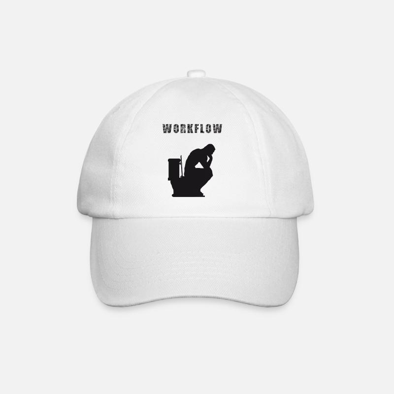 Work Flow - Casquette classique - blanc/blanc