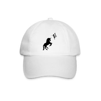 Fée Fées Elfes Mouches Licornes Magique Créature fabuleuse - Casquette classique - blanc/blanc - Devant