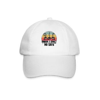 Chats de style vintage - Plans avec mes chats - Casquette classique - blanc/blanc - Devant