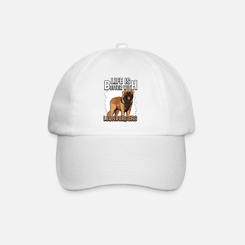 Leonberger Life Is Better With Leonbergers - Casquette classique - blanc/blanc