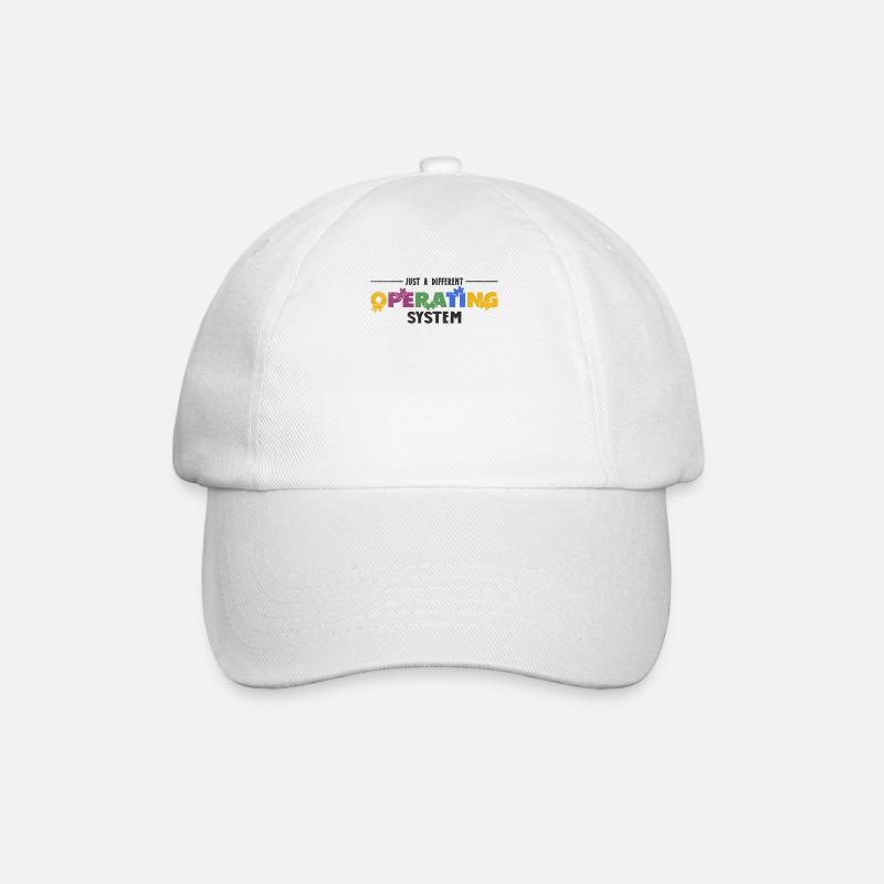 Neurodiversité Autisme Conscience Autiste - Casquette classique - blanc/blanc
