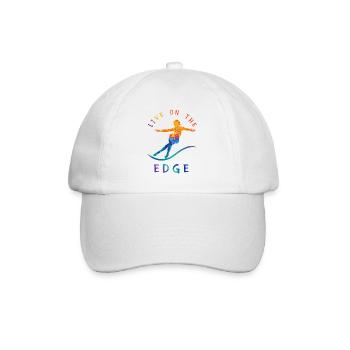 Schlittschuhlaufen, Schlittschuhlaufen - Baseballkappe - Weiß/Weiß - Vorne