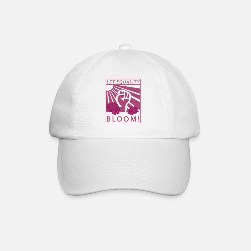 Equality Equality Feminist - Baseball Cap - white/white