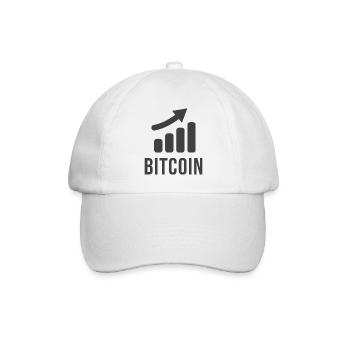 Bitcoin - Casquette classique - blanc/blanc - Devant